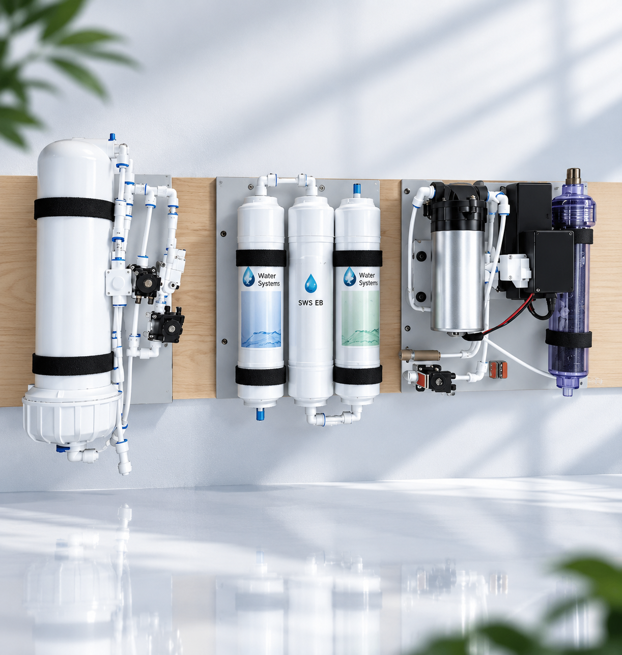 SWS EB Einbausystem, montiert